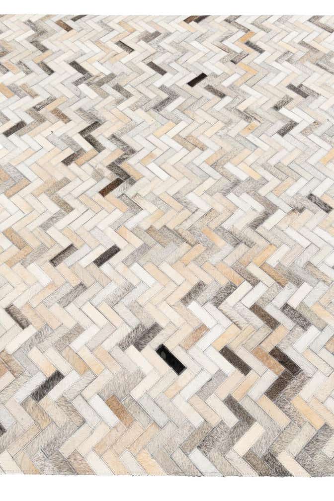 4' 10 x 7' 11 Cowhide Stocks Rug