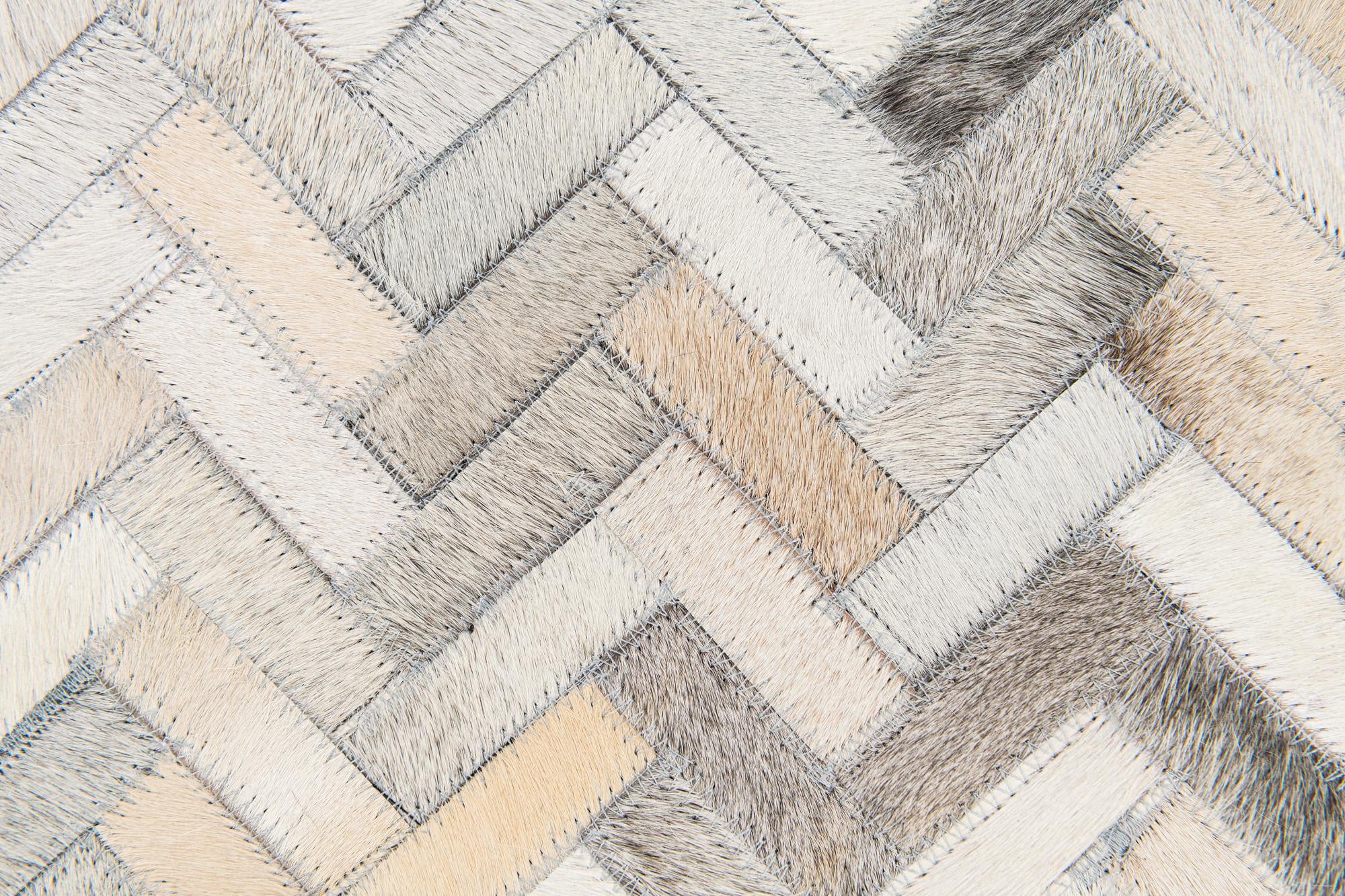 4' 10 x 7' 11 Cowhide Stocks Rug