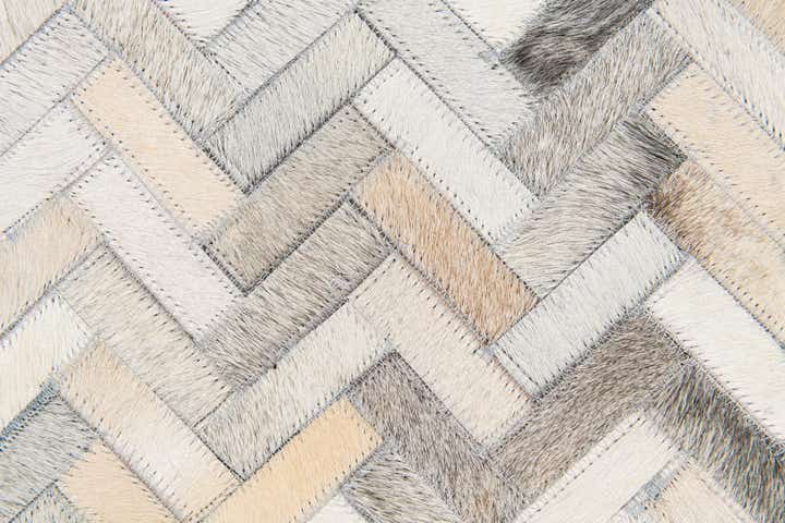 4' 10 x 7' 11 Cowhide Stocks Rug