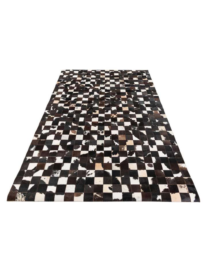 5' x 7' 11 Cowhide Stocks Rug