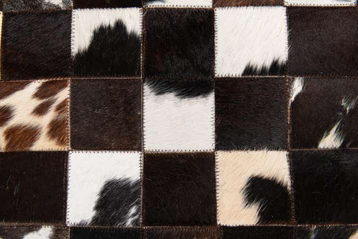 5' x 7' 11 Cowhide Stocks Rug