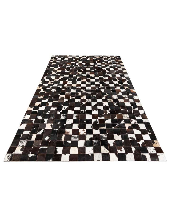 5' x 7' 11 Cowhide Stocks Rug