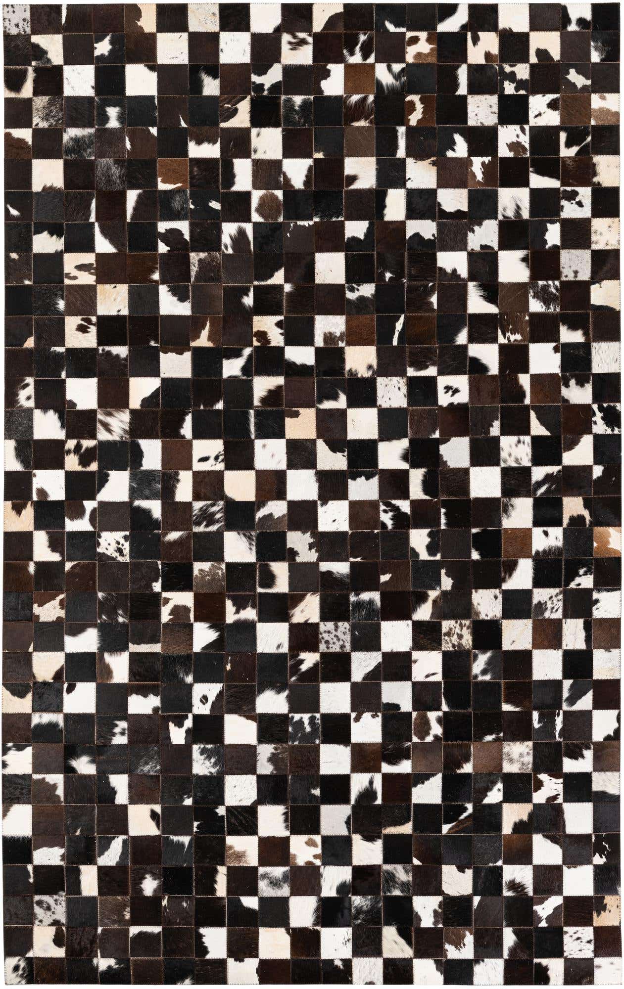 5' x 7' 11 Cowhide Stocks Rug