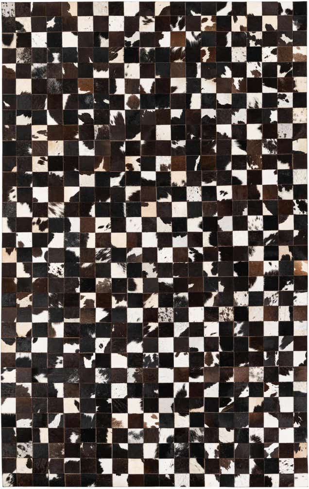 5' x 7' 11 Cowhide Stocks Rug