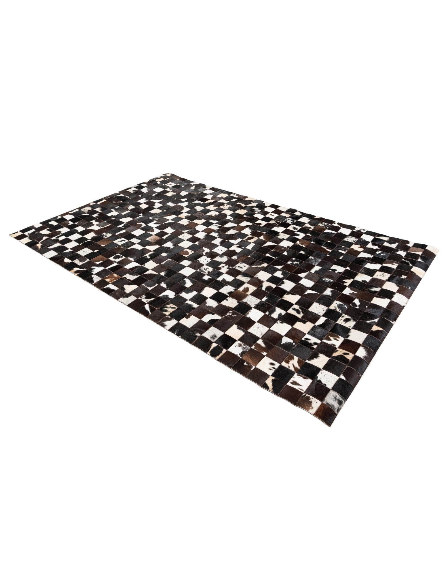 5' 1 x 8' Cowhide Stocks Rug