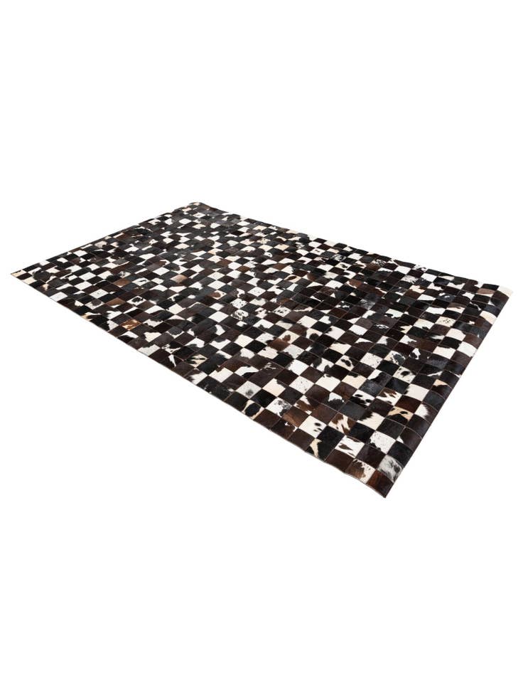 Detail image of 5' 1 x 8' Cowhide Stocks Rug