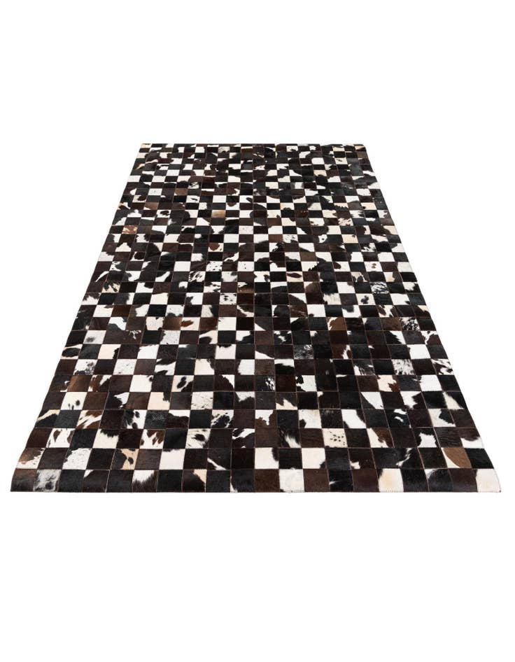 Detail image of 5' 1 x 8' Cowhide Stocks Rug