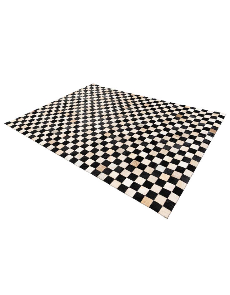Detail image of 5' 8 x 7' 10 Cowhide Stocks Rug