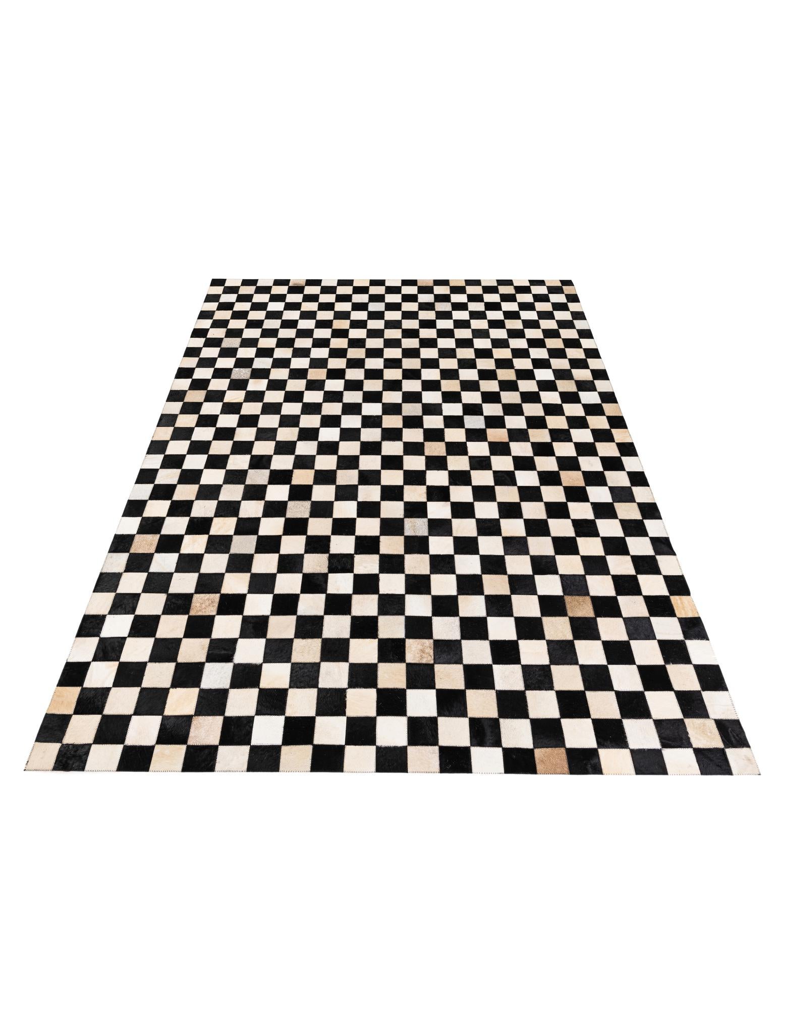 5' 8 x 7' 10 Cowhide Stocks Rug