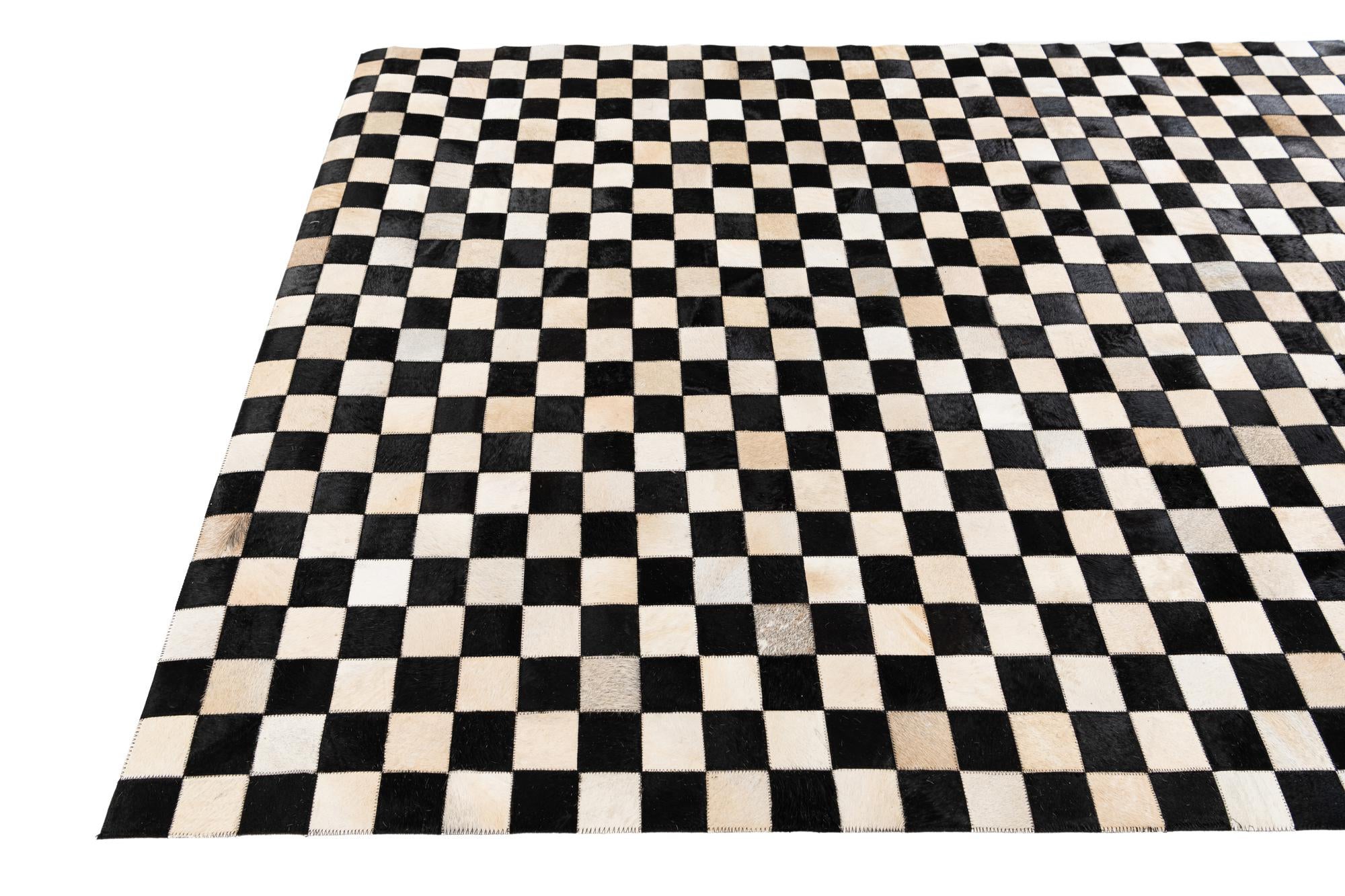 5' 8 x 7' 10 Cowhide Stocks Rug