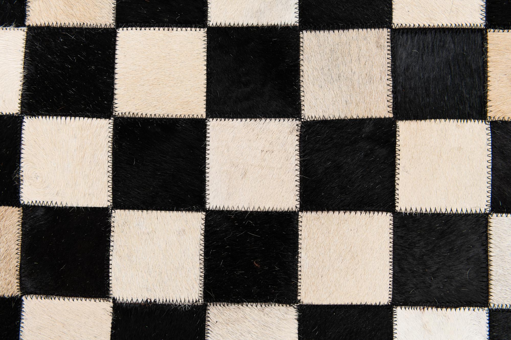 5' 8 x 7' 10 Cowhide Stocks Rug