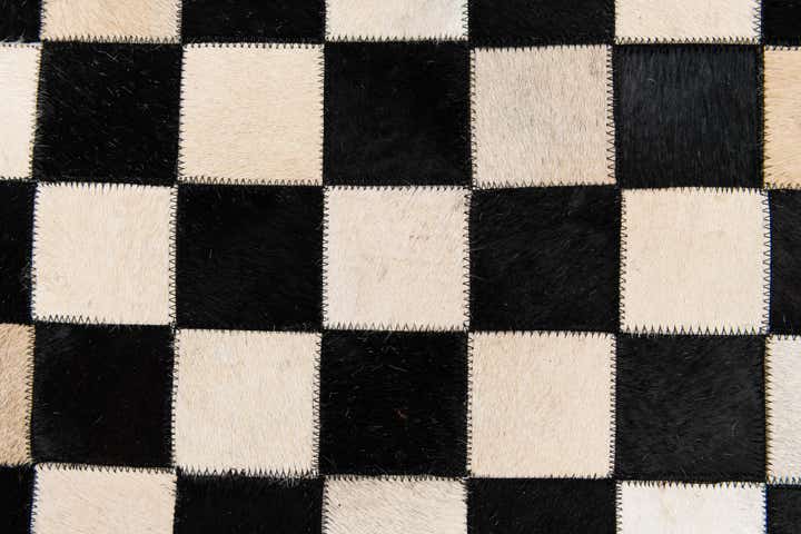 5' 8 x 7' 10 Cowhide Stocks Rug