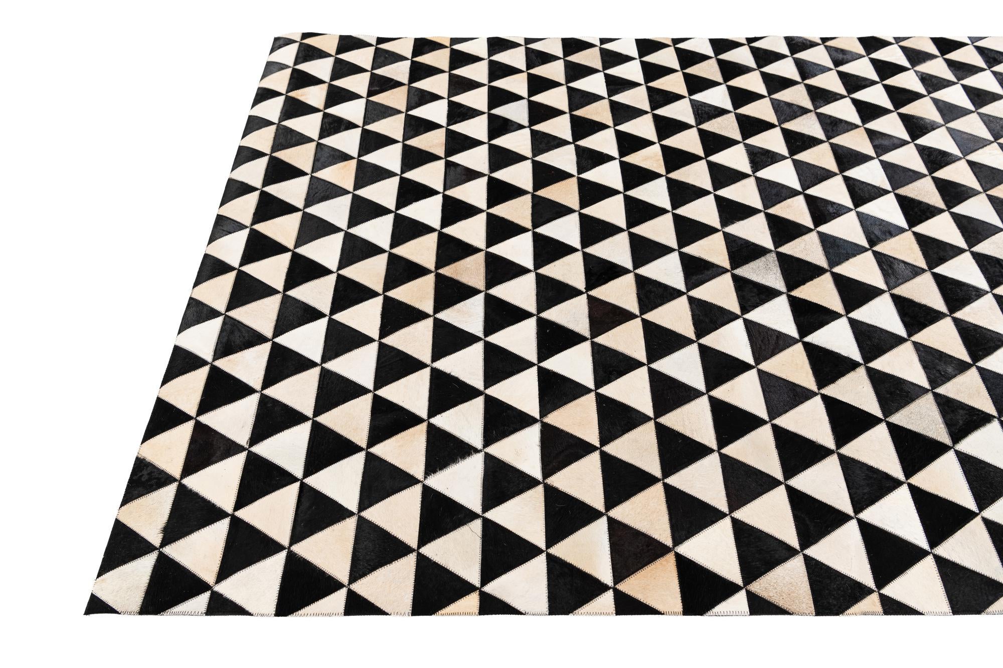 5' 1 x 8' 1 Cowhide Stocks Rug