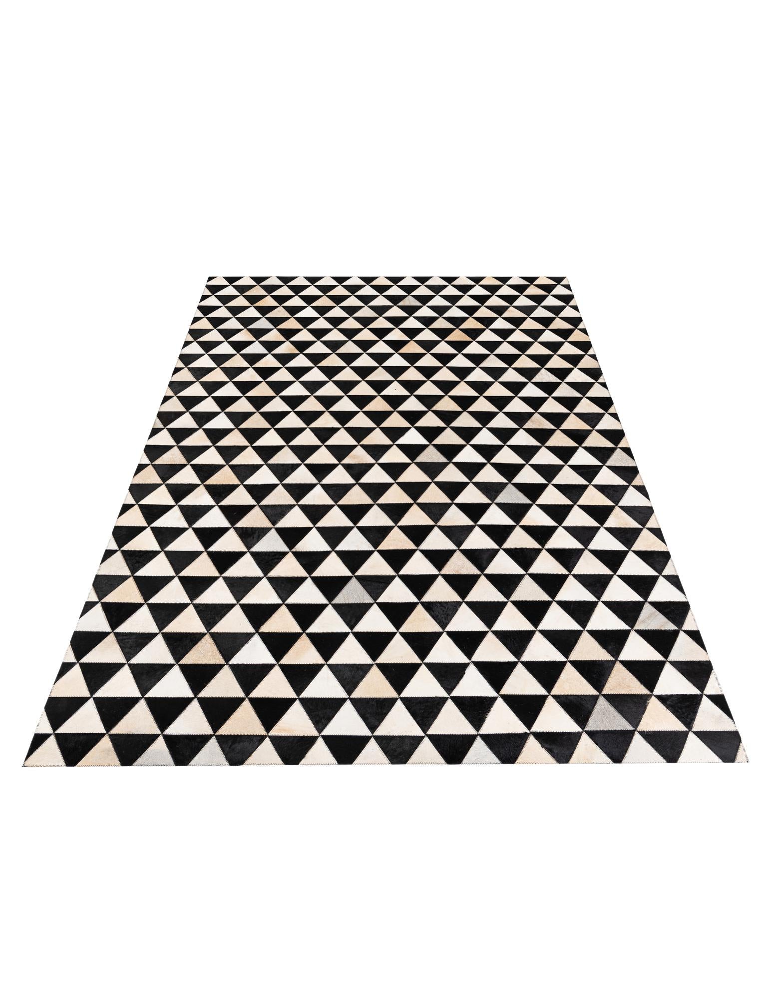 5' 1 x 8' 2 Cowhide Stocks Rug
