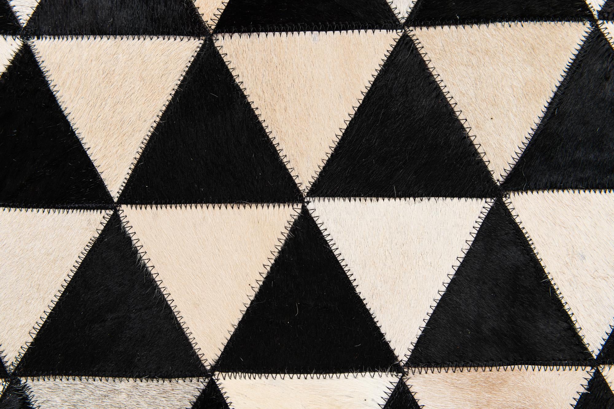 5' 1 x 8' 2 Cowhide Stocks Rug
