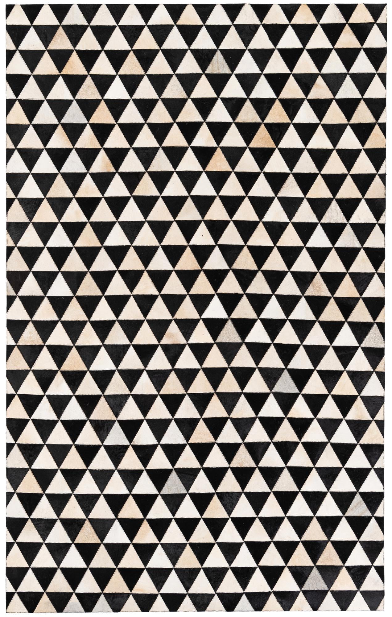 5' 1 x 8' 2 Cowhide Stocks Rug