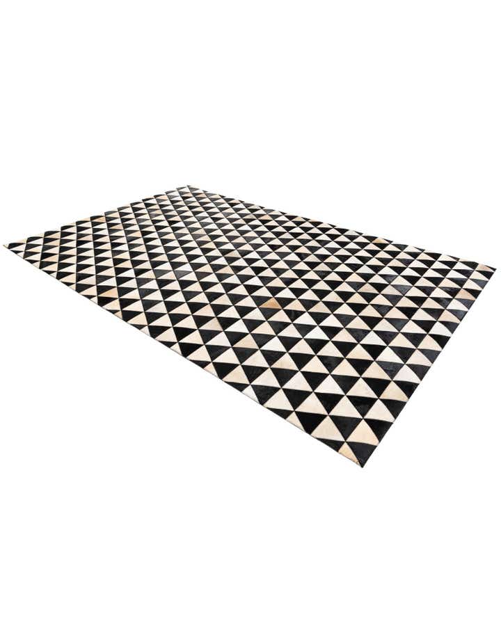 5' 1 x 8' 2 Cowhide Stocks Rug
