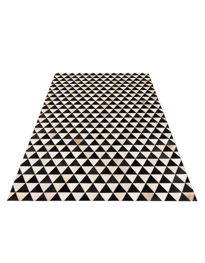 5' 1 x 8' 2 Cowhide Stocks Rug