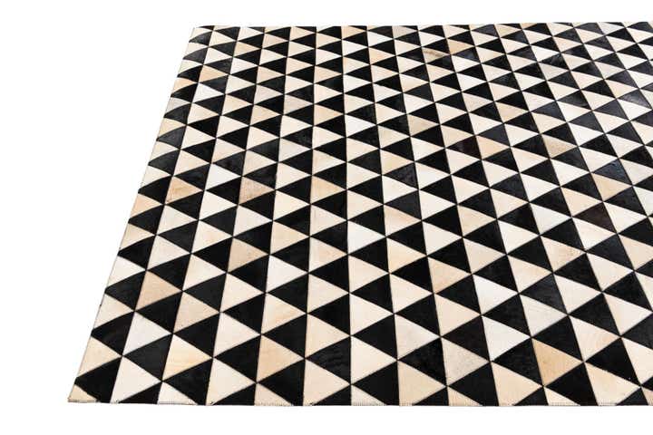 5' 1 x 8' 2 Cowhide Stocks Rug