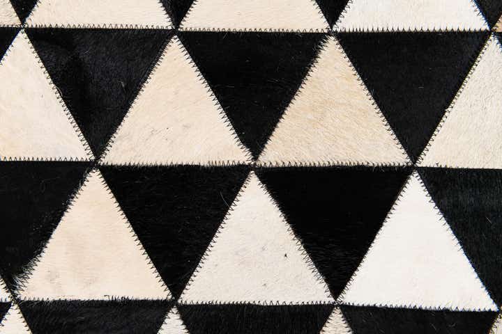 5' 1 x 8' 2 Cowhide Stocks Rug