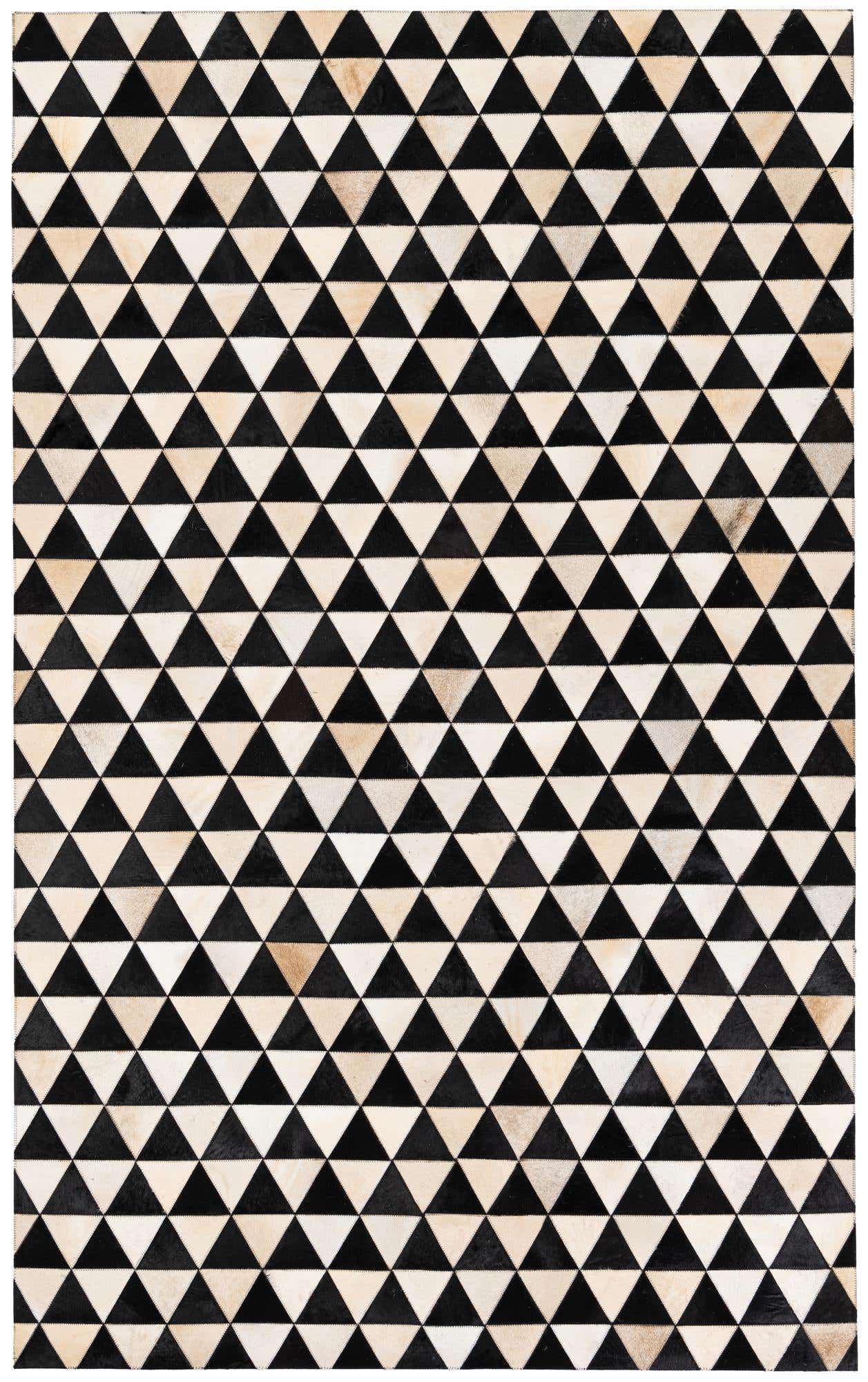 5' 1 x 8' 2 Cowhide Stocks Rug