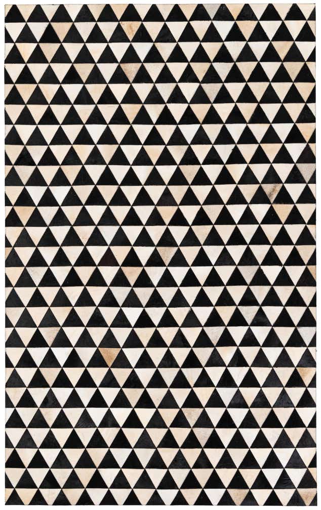 5' 1 x 8' 2 Cowhide Stocks Rug