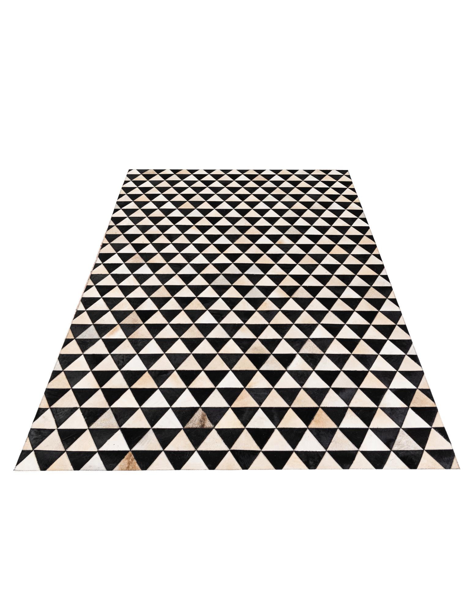 5' 1 x 8' 2 Cowhide Stocks Rug