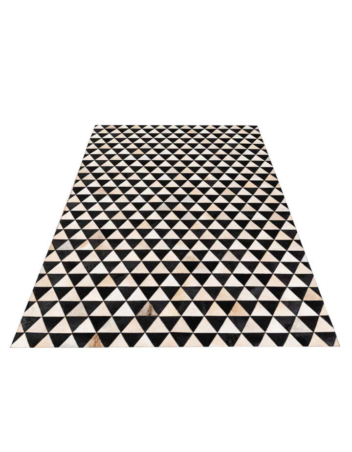 5' 1 x 8' 2 Cowhide Stocks Rug