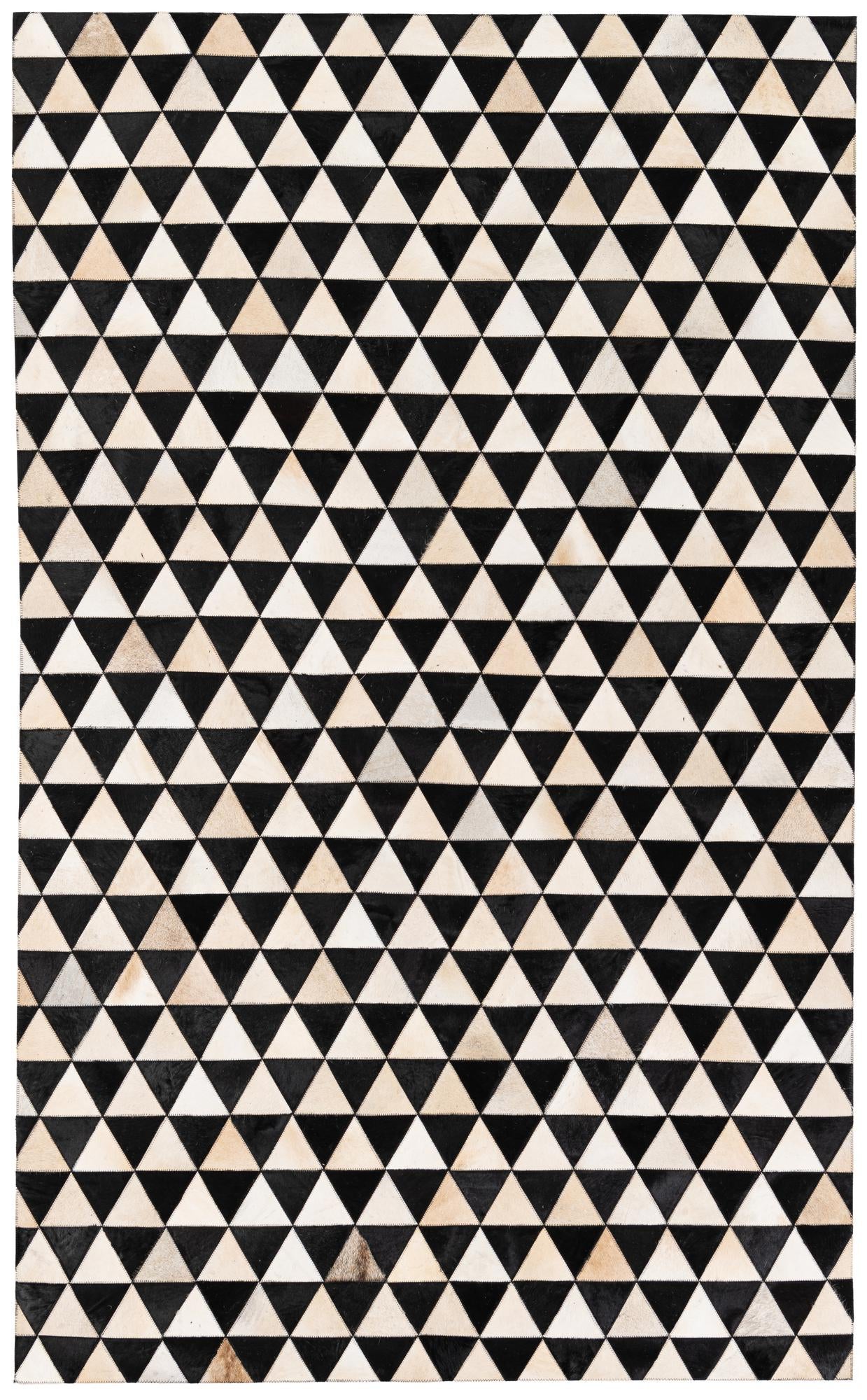 5' 1 x 8' 2 Cowhide Stocks Rug