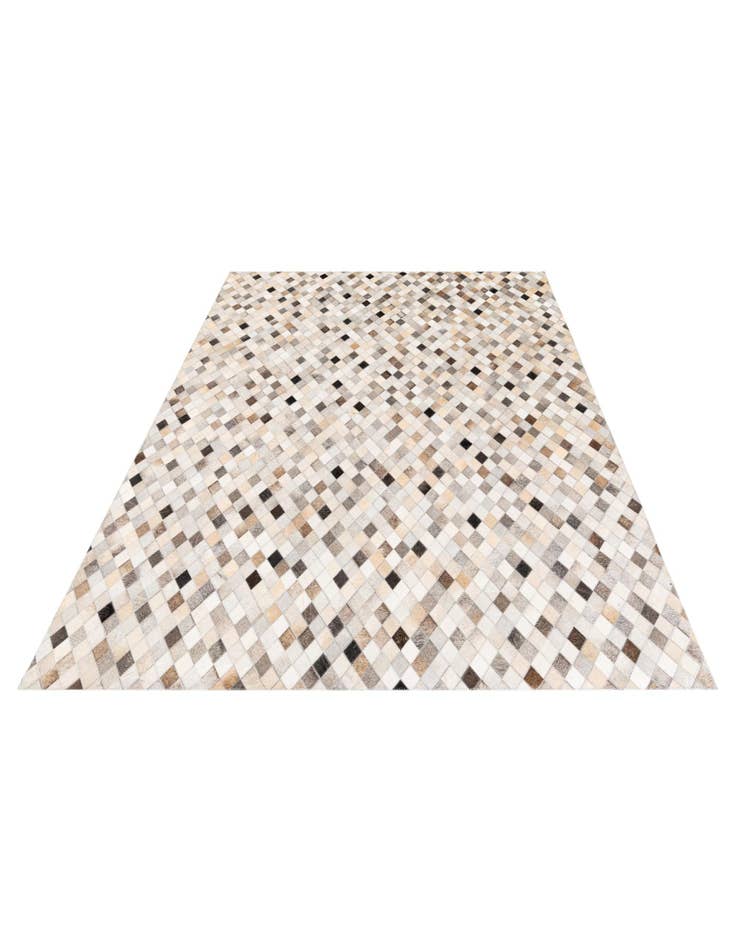 Detail image of 5' 8 x 7' 10 Cowhide Stocks Rug