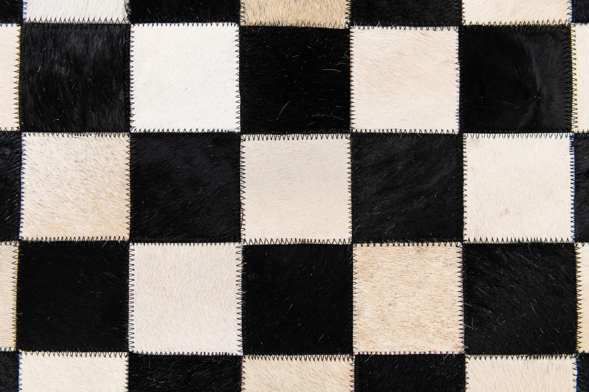 5' 8 x 7' 10 Cowhide Stocks Rug