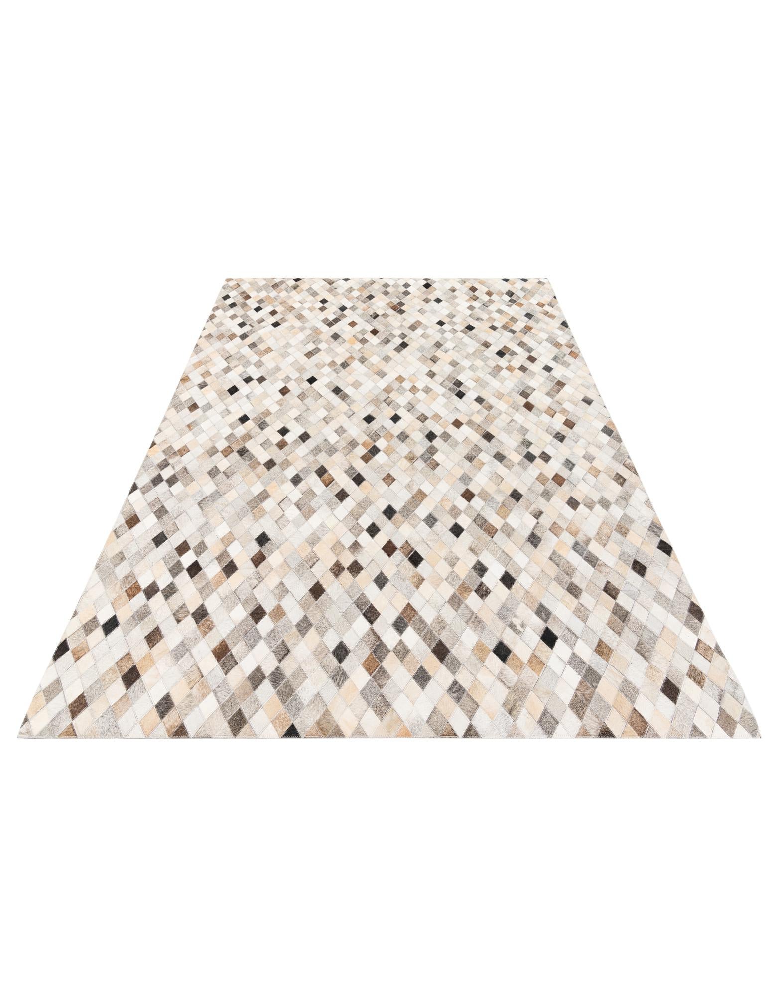 5' 7 x 7' 11 Cowhide Stocks Rug