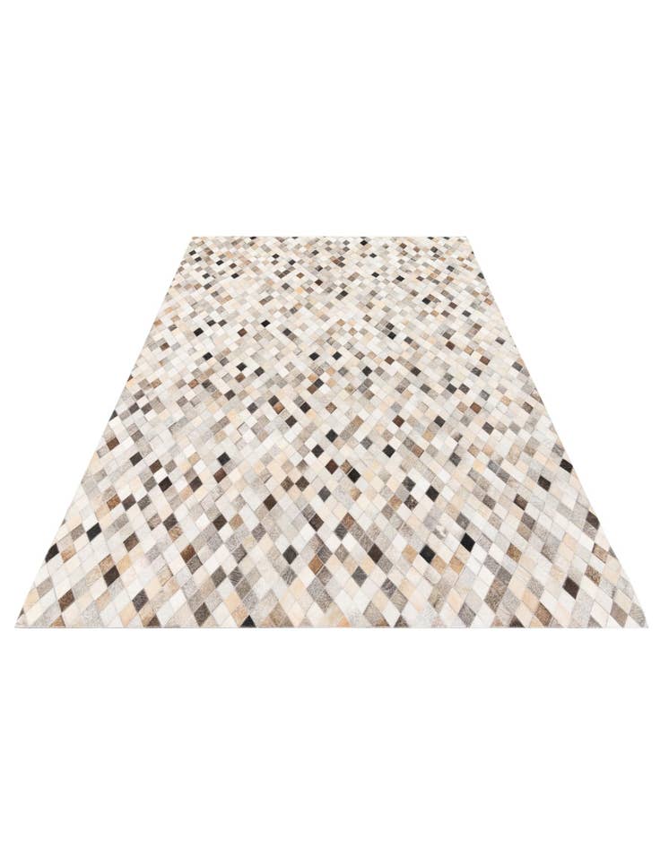 Detail image of 5' 7 x 7' 11 Cowhide Stocks Rug