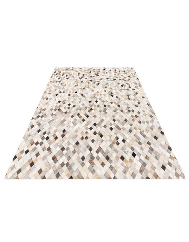 5' 7 x 7' 11 Cowhide Stocks Rug