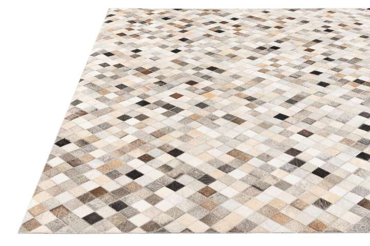 5' 7 x 7' 11 Cowhide Stocks Rug