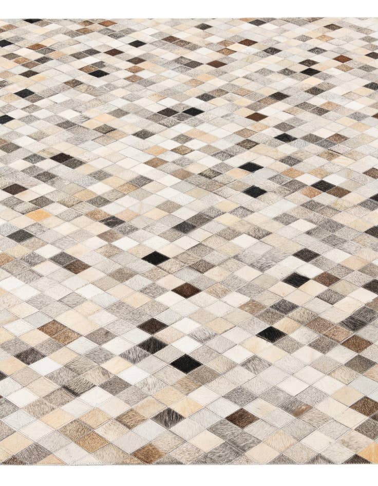 Detail image of 5' 7 x 7' 11 Cowhide Stocks Rug