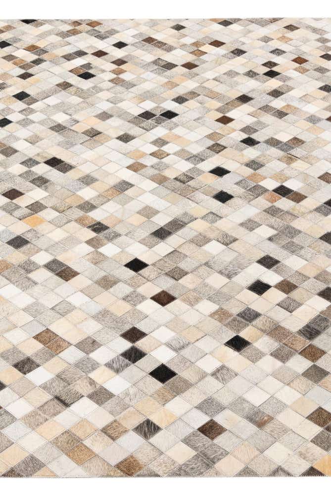 5' 7 x 7' 11 Cowhide Stocks Rug