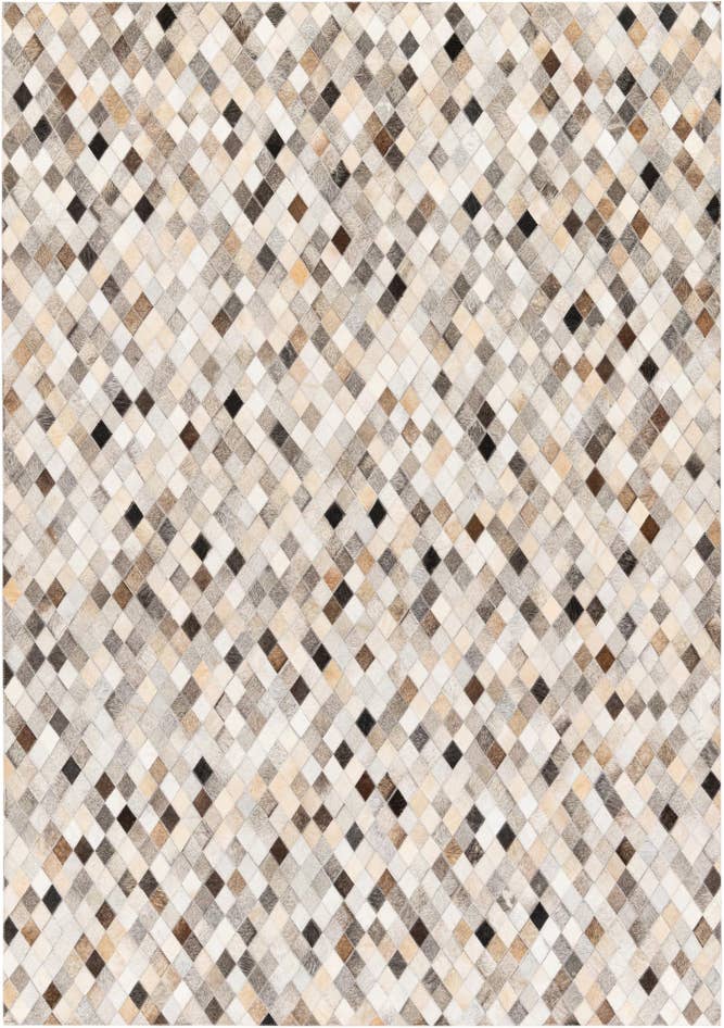 Detail image of 5' 7 x 7' 11 Cowhide Stocks Rug