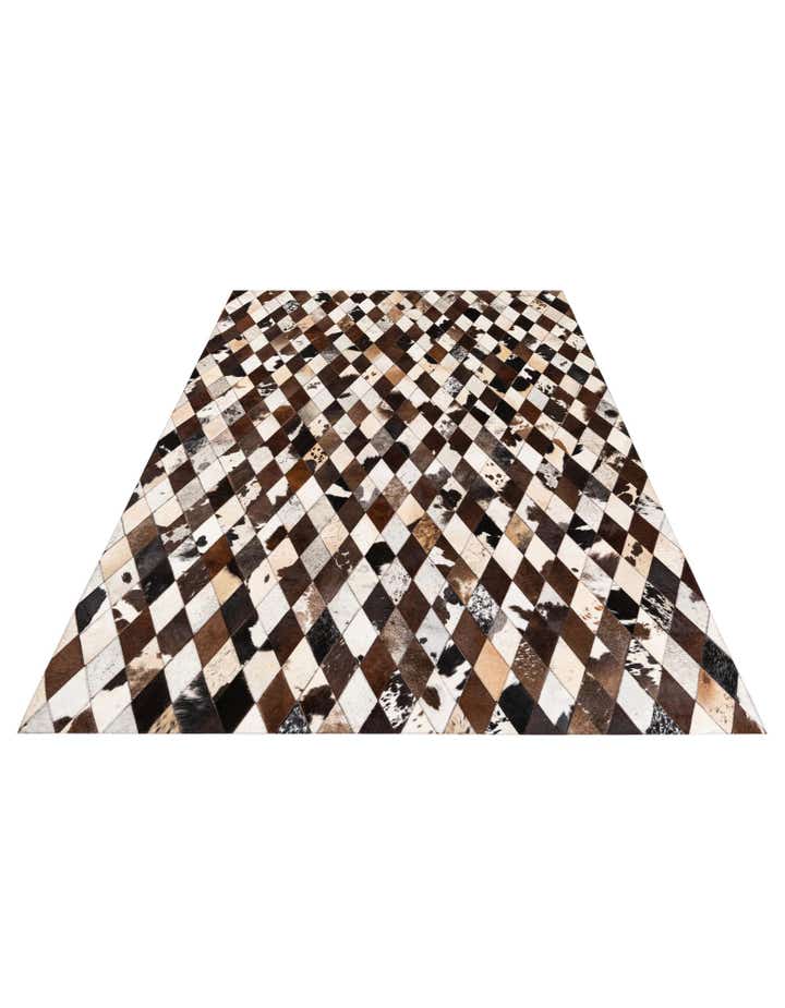 5' 8 x 7' 11 Cowhide Stocks Rug