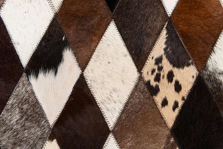 5' 8 x 7' 11 Cowhide Stocks Rug