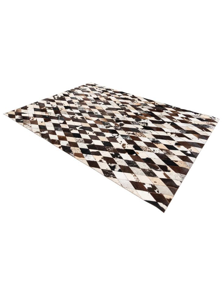 Detail image of 5' 8 x 7' 11 Cowhide Stocks Rug