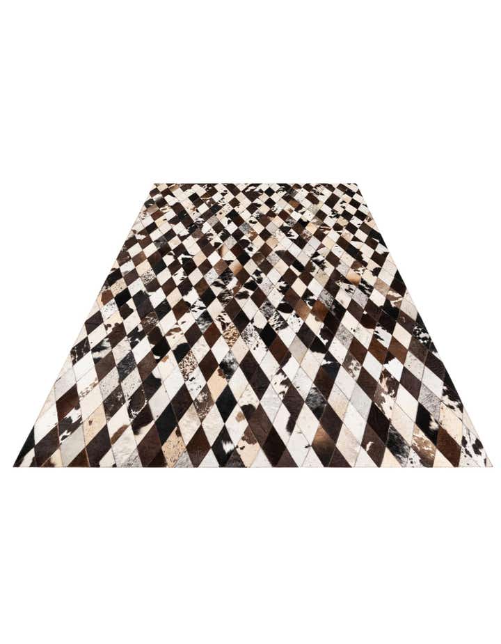5' 8 x 7' 11 Cowhide Stocks Rug
