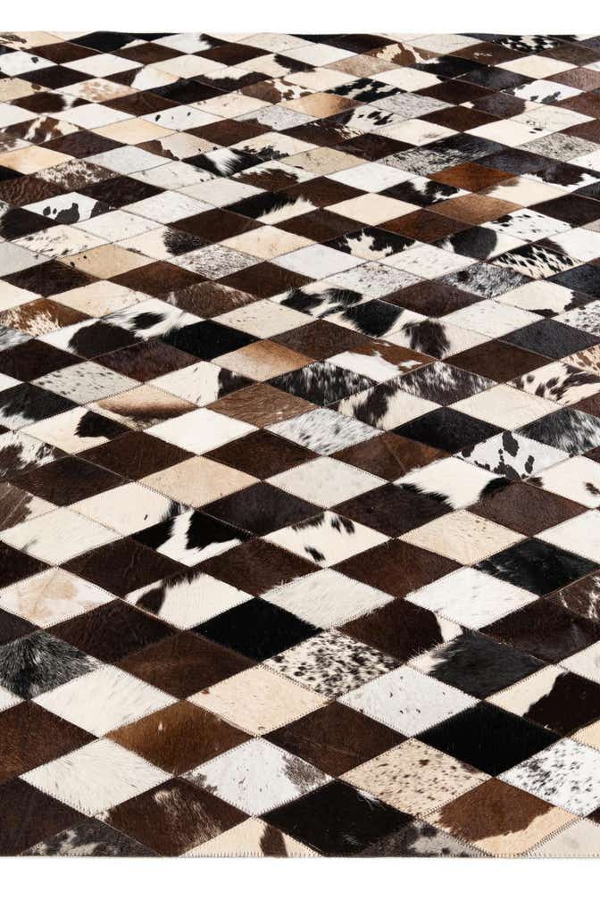 5' 8 x 7' 11 Cowhide Stocks Rug