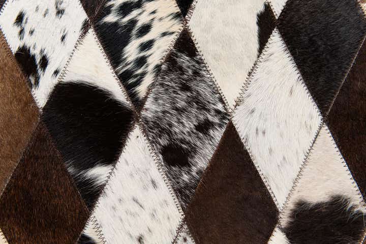 5' 8 x 7' 11 Cowhide Stocks Rug