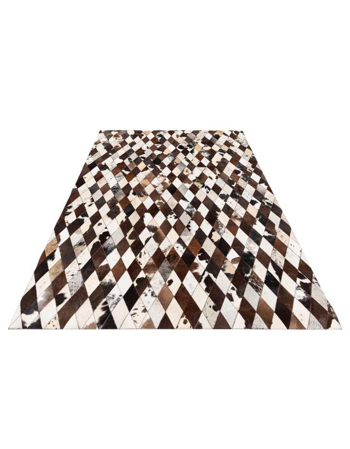 5' 8 x 7' 11 Cowhide Stocks Rug