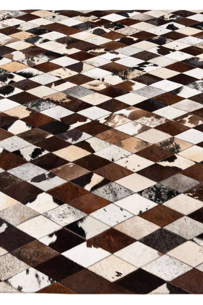 5' 8 x 7' 11 Cowhide Stocks Rug
