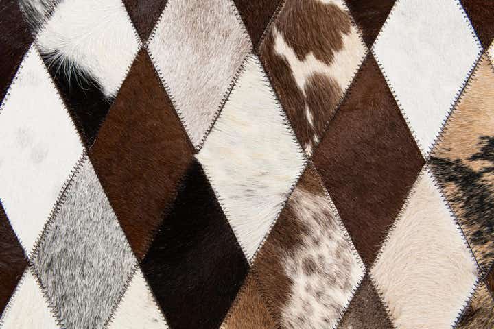 5' 8 x 7' 11 Cowhide Stocks Rug