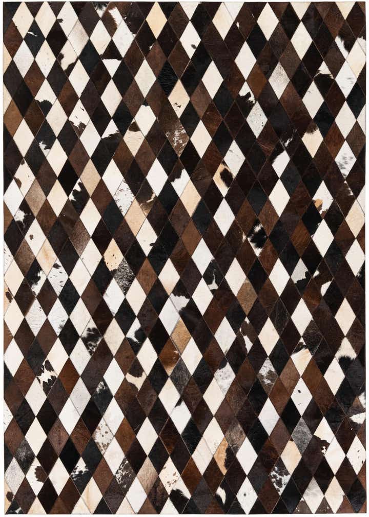 5' 2 x 8' 1 Cowhide Stocks Rug