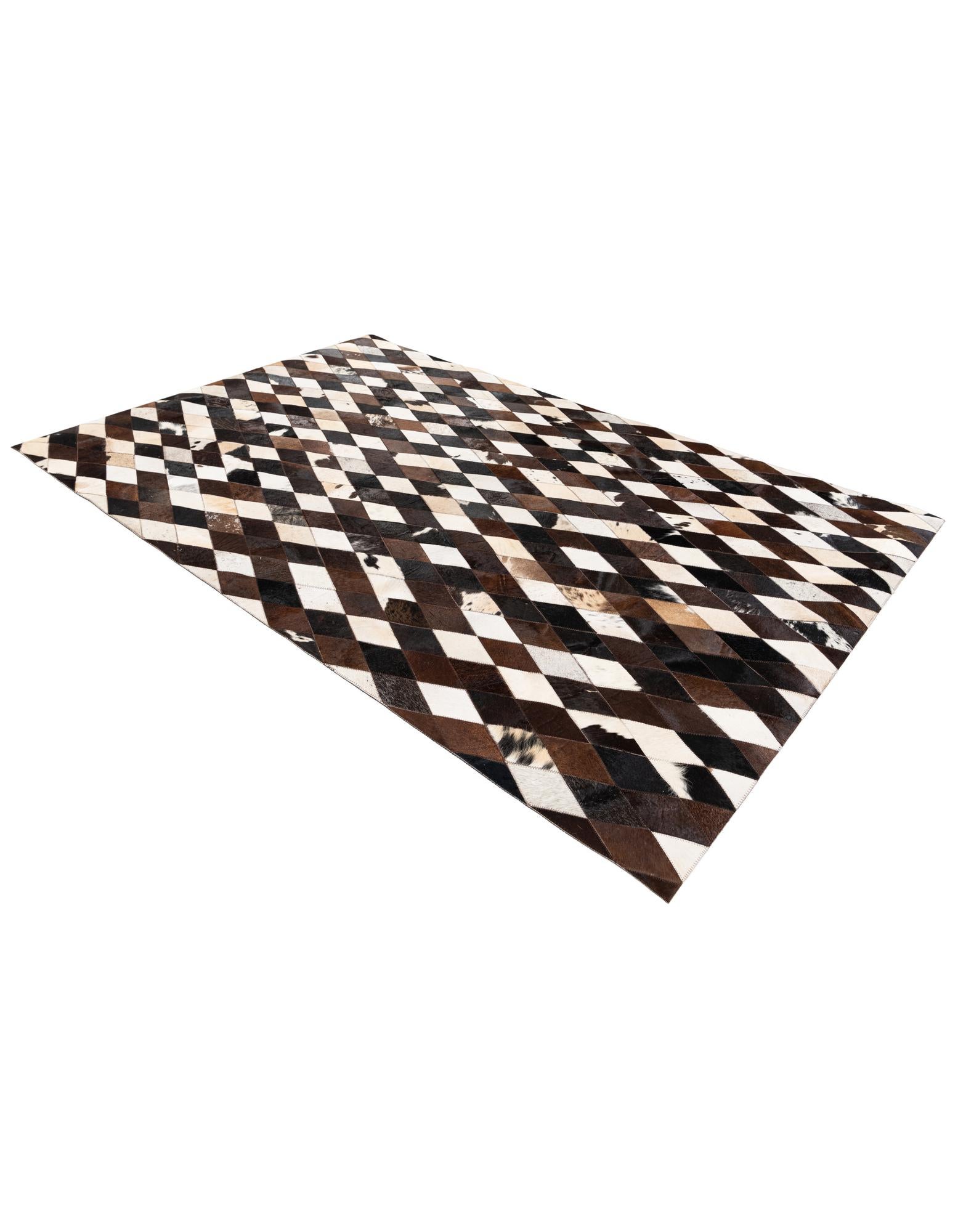 5' 3 x 8' Cowhide Stocks Rug