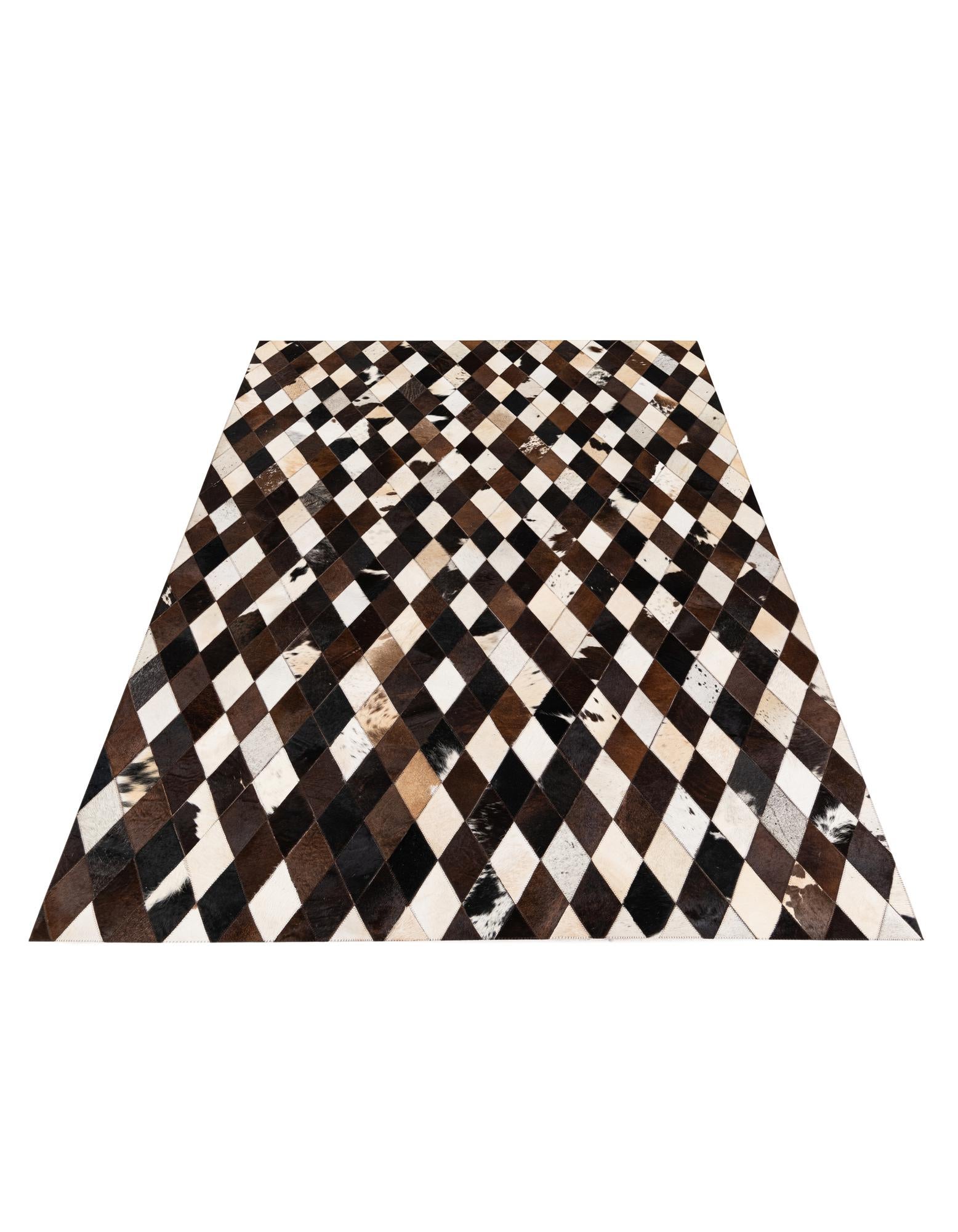 5' 3 x 8' Cowhide Stocks Rug